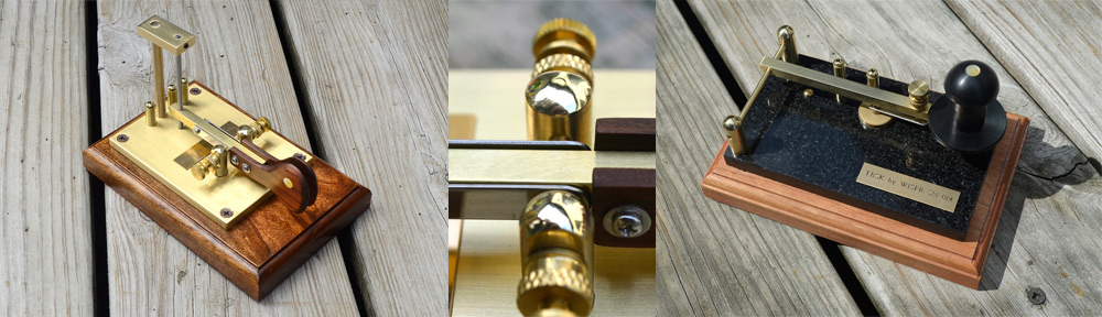 W1SFR Handmade Torsion Bar Morse Code Keys
