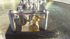 Close up of the homebrew dit tamer.